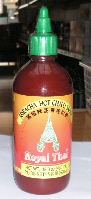 Scharfe Sriracha sauce