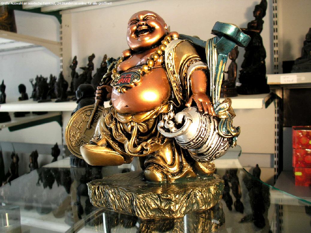 Glück bringender Buddha