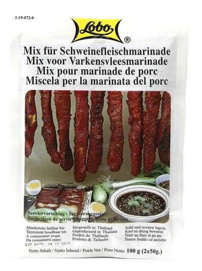 Mix für Schweinefleischmarinade