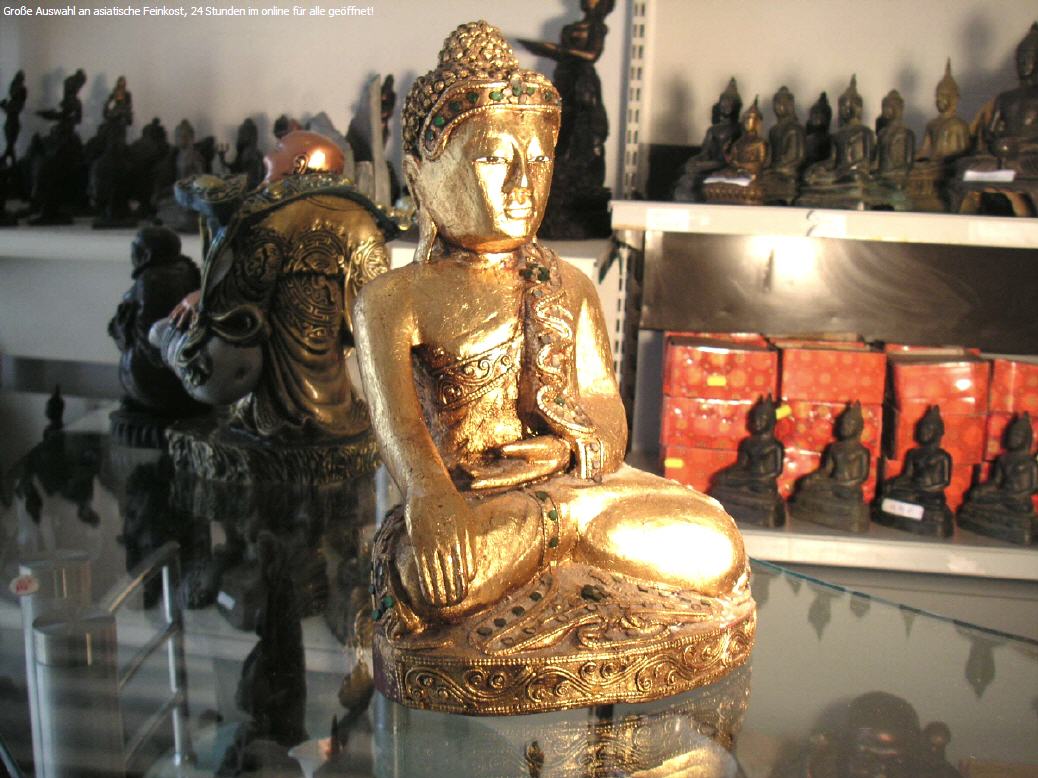 Thai Buddha-Statue aus Holz