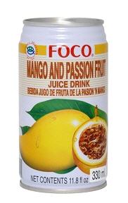 Mango mit Passionsfrucht